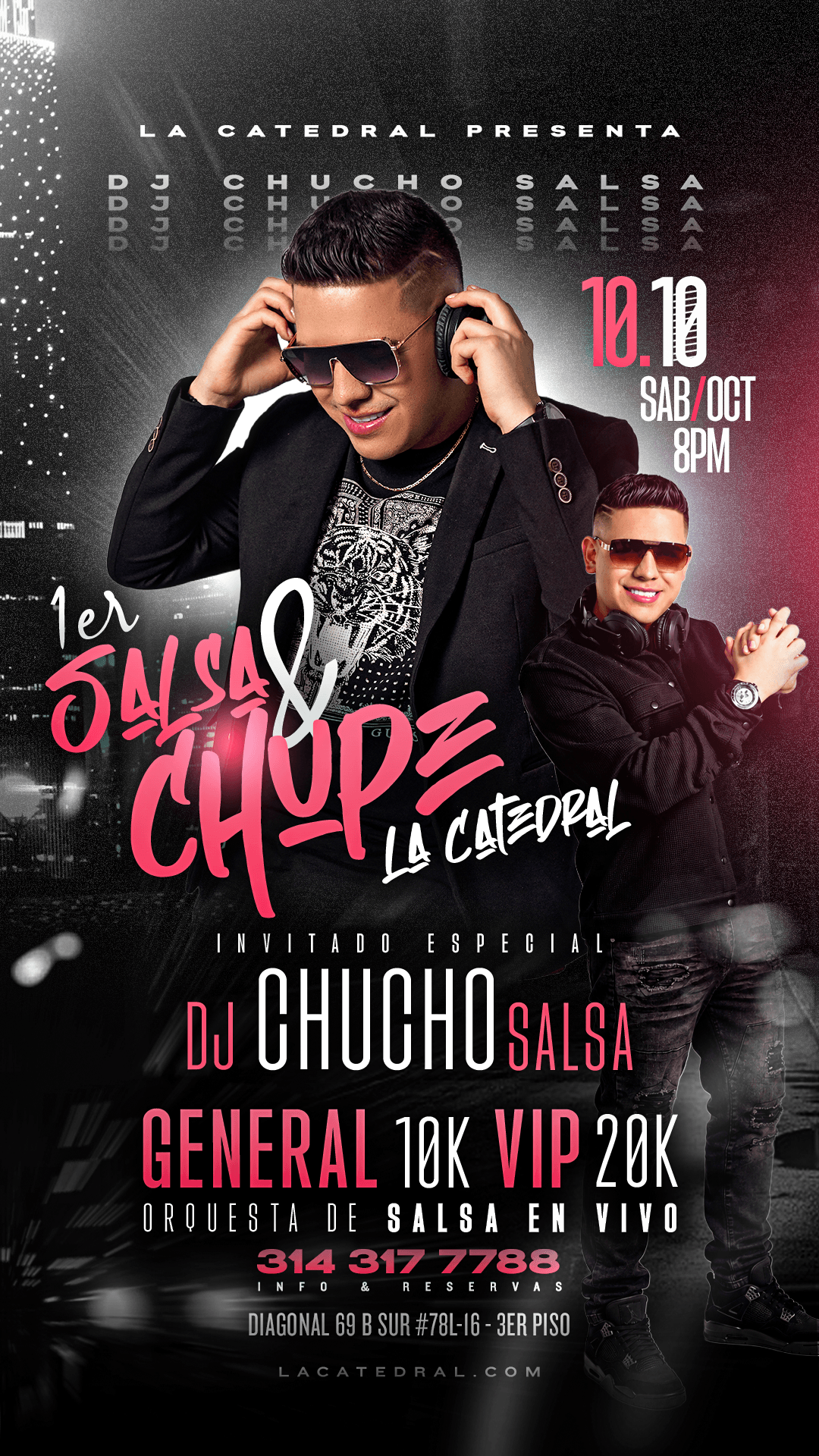 Salsa y Chupe La Catedral - DJ Chucho Salsa